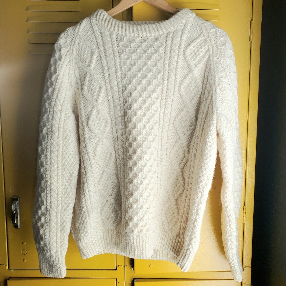 Vintage John Malloy Donegal Cream Sweater